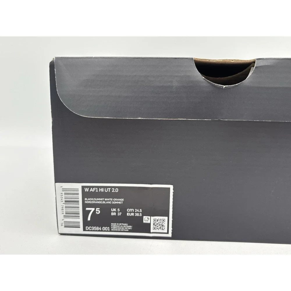 Nike Air Force 1 High Utility 2.0 Black Medium Brown 2021 DC3584-001 Full Box